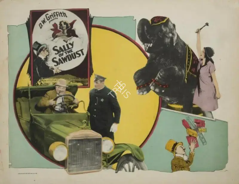 D.W. Griffith (Director), Sally of the Sawdust, 1925, Lobby card