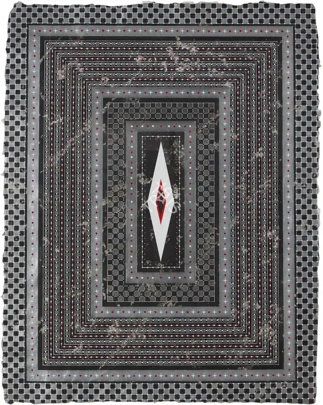 Anil Revri (Artist), Geometric Abstraction 6, 2019, Painting