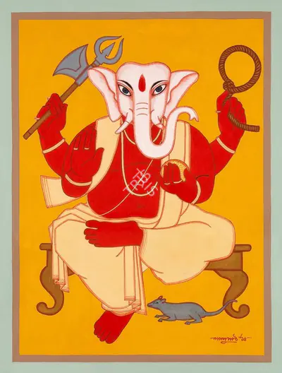 Lalu Prasad Shaw (Artist), Untitled, 2014, Painting