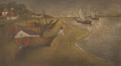 A.A. Raiba (Artist), Untitled, 1997, Painting