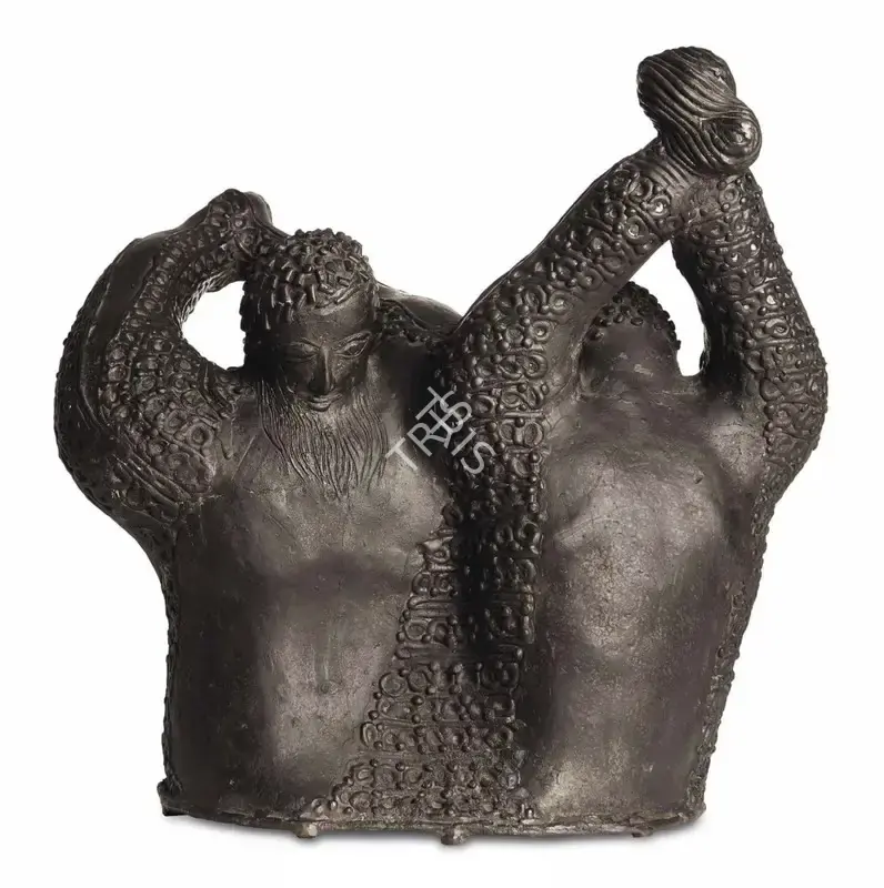 Mukherjee, Meera (Artist). Workers, c.1980s | Sculpture, Ch.Mum/18.12.16, 2016 · Christie's
