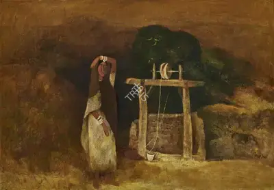 Arup Das (Artist), Beside the Well, 1980, Painting