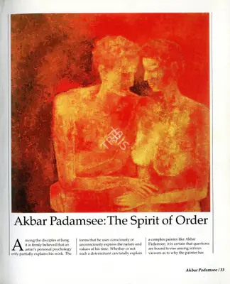 Ella Datta (Essayist), Akbar Padamsee, 1989, Essay