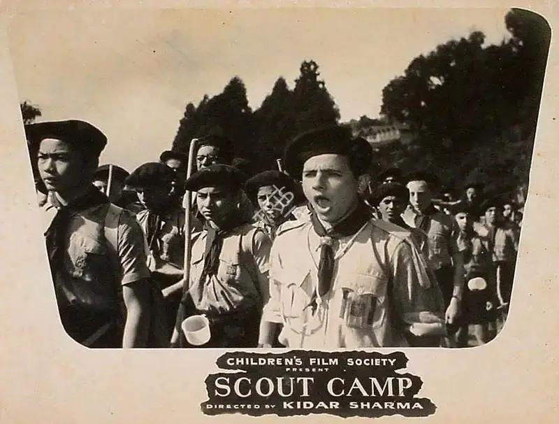 Kidar Sharma (Director), Scout Camp, 1959, Lobby Card