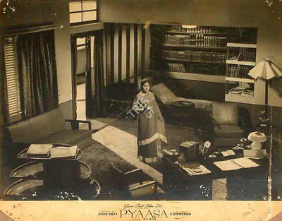 V.K. Murthy (Cinematographer), Pyaasa, 1957, Lobby Card