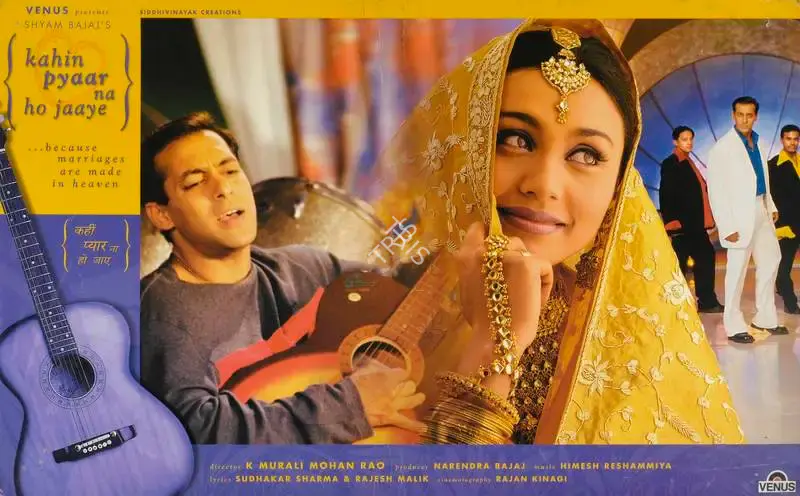 Narendra Bajaj (Producer), Kahin Pyar Na Ho Jaye, 2000, Lobby Card