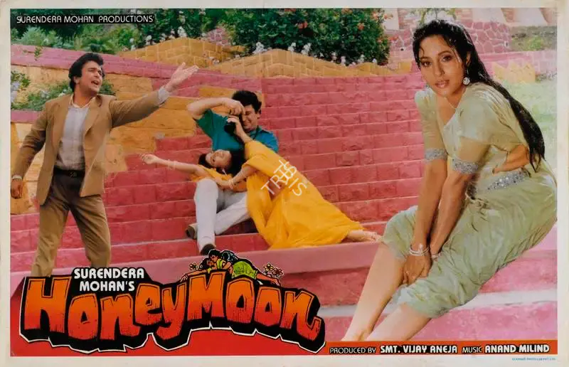 Vijay Aneja (Producer), Honeymoon, 1992, Lobby Card