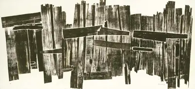 Zarina Hashmi (Artist), Untitled, 1969, Print