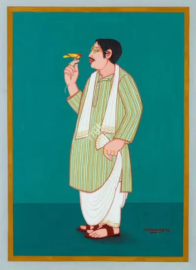 Lalu Prasad Shaw (Artist), Untitled, 2014, Painting