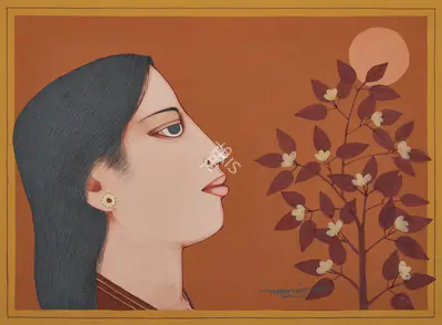 Lalu Prasad Shaw (Artist), Untitled, 2003, Painting