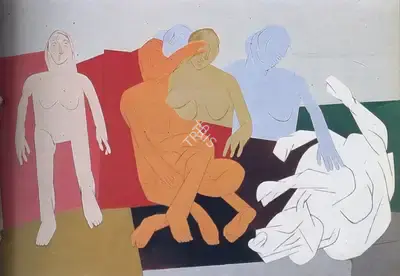 Tyeb Mehta (Artist), Sequence, 1981, Painting