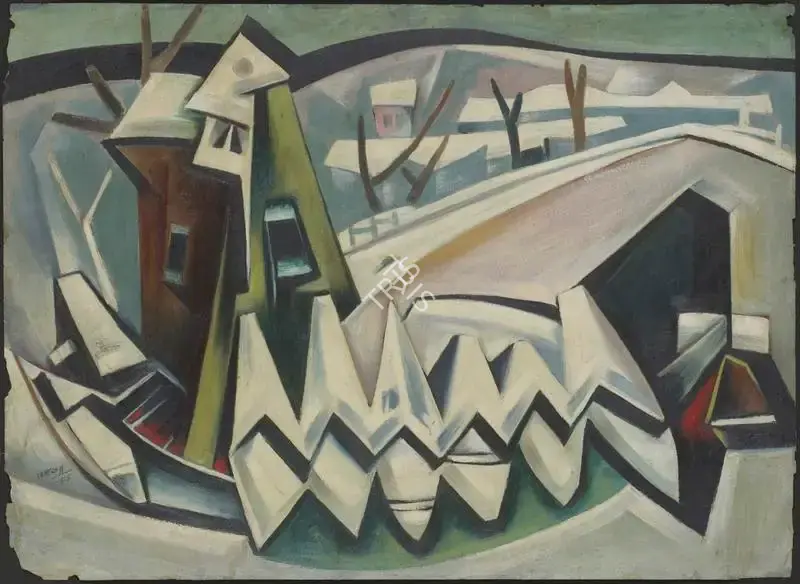 G.R. Santosh (Artist), Untitled, 1955, Painting