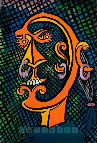 F.N. Souza (Artist), Untitled, 1950, Painting