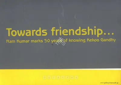 Ramkumar (Artist), Ram Kumar, 2008, Solo Exhibition Invitation
