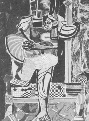 Satish Gujral (Artist), Paper Collage, 1968, Painting
