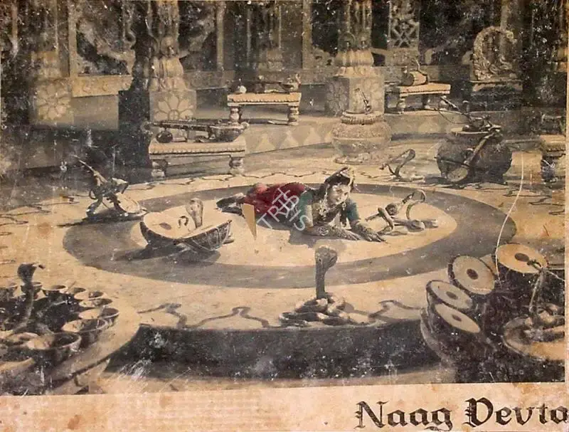 Vinod Desai (Producer), Naag Devta, 1962, Lobby Card