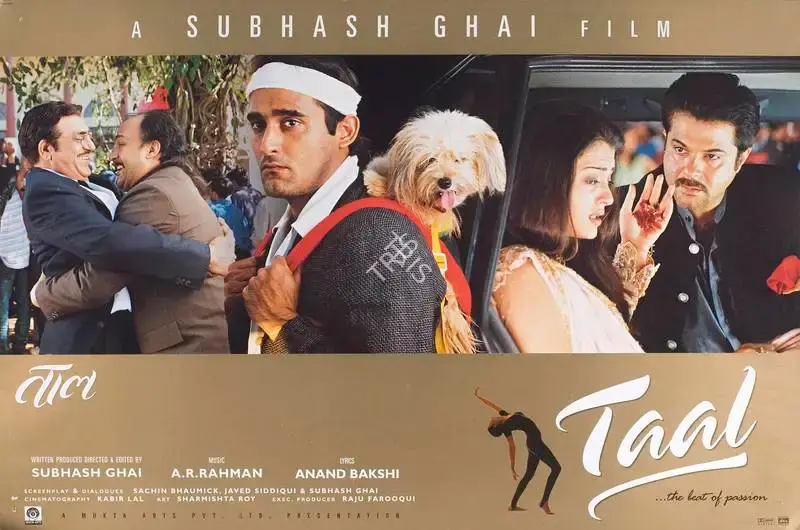 Kabir Lal (Cinematographer), Taal, 1999, Lobby Card