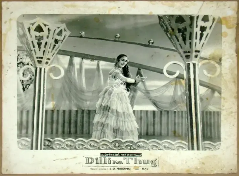 S.D. Narang (Producer), Dilli Ka Thug, 1958, Lobby Card