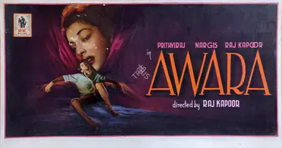 Raj Kapoor (Producer), Awara, 1951, Original Artwork for Film