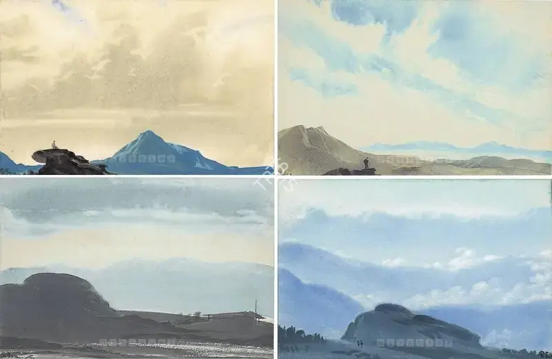 Sen, Bireshwar (Artist). Silent Prayer, 1968 | Painting, Os.Del/15.10.04, 2004 · Osian's