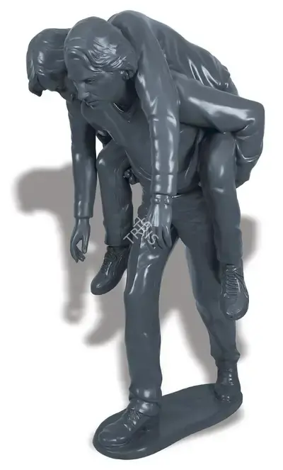 Praneet Soi (Artist), Piggyback, 2008, Sculpture