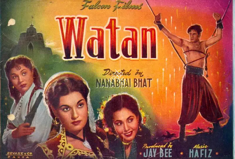 Jay Bee (Producer), Watan, 1954, Song-Synopsis Booklet