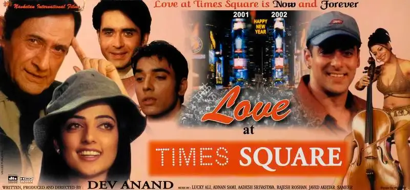 Dev Anand (Producer), Love At Times Square, 2003, Lobby Card