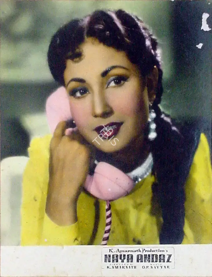 Vasant Nagesh Buva (Cinematographer), Naya Andaz, 1956, Lobby Card