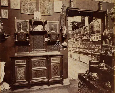 Shew Shankar Narayan (Photographer), The Punjab Court to the West of the Central Passage - 2nd View, 1883, Antiquarian Photograph
