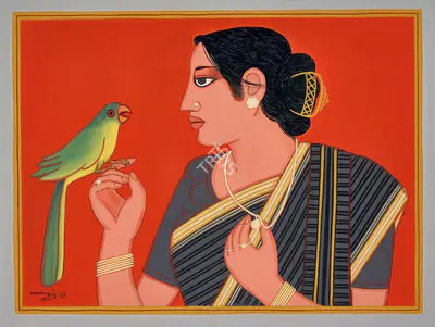 Lalu Prasad Shaw (Artist), Untitled, 2021, Painting