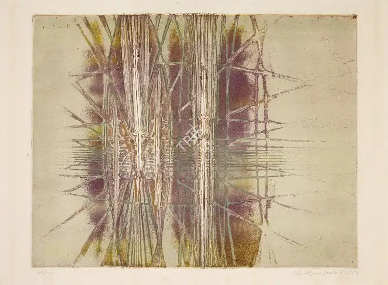 Reddy, Krishna (Artist). Untitled, n.d. | Painting, 2021 · Sotheby's