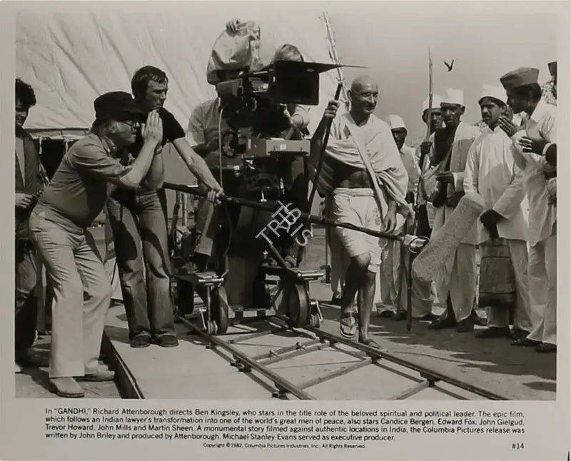 Ronnie Taylor (Cinematographer), Gandhi, 1982, Lobby Card