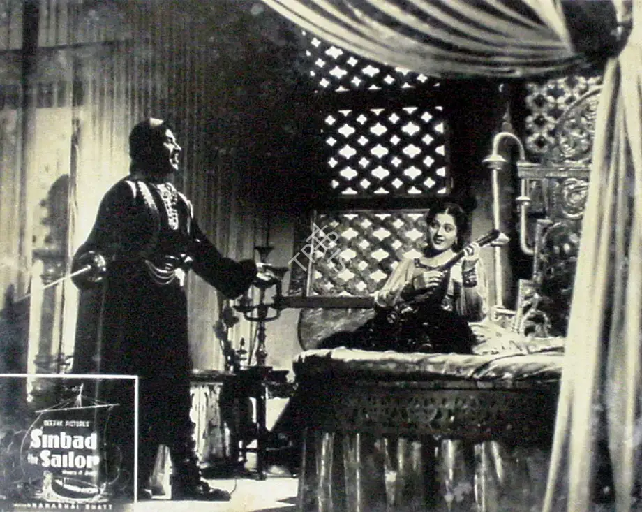 Nanabhai Bhatt (Director), Sinbad Jahaaji, 1952, Lobby Card
