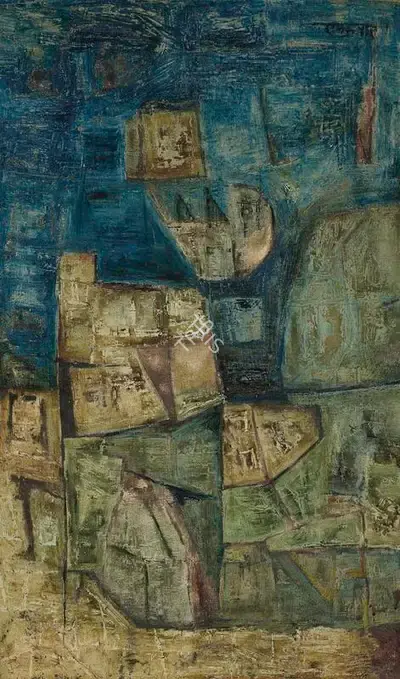 Ramkumar (Artist), Untitled, 1960, Painting