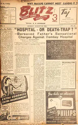 R.K. Karanjia (Editor), Blitz, 1942, Magazine