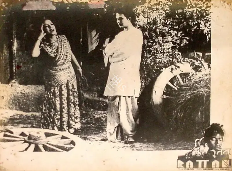 Dwarka Divecha (Cinematographer), Rattan, 1944, Lobby Card