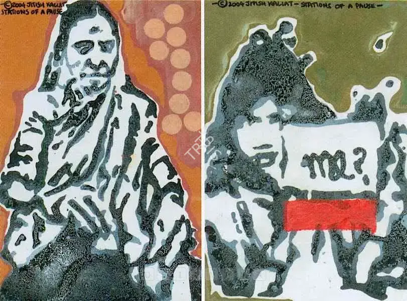 Jitish Kallat (Artist), Stations Of A Pause, 2004, Painting