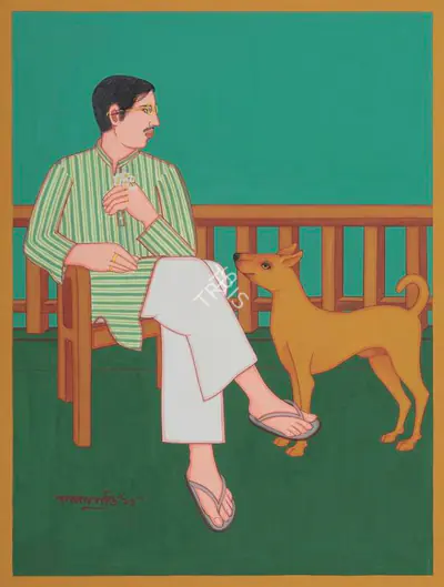 Lalu Prasad Shaw (Artist), Untitled, 2014, Painting