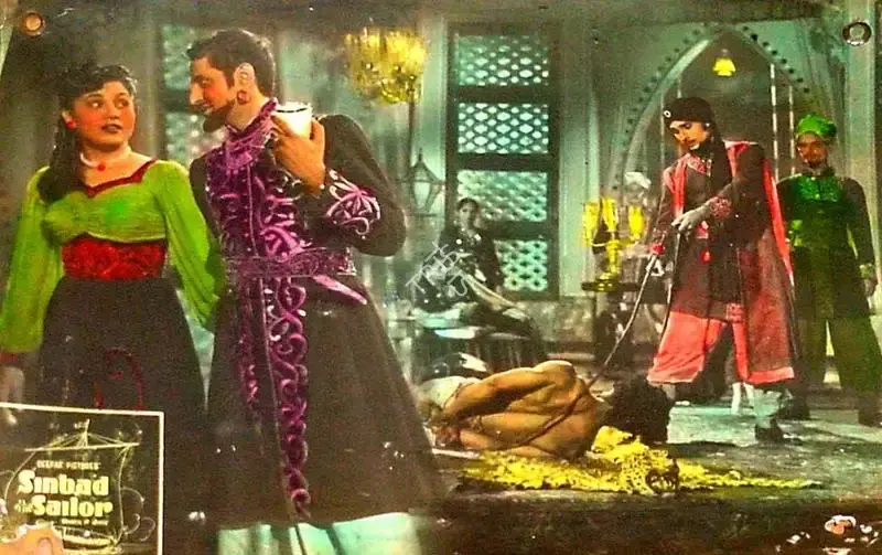 Nanabhai Bhatt (Director), Sinbad Jahaaji, 1952, Lobby Card