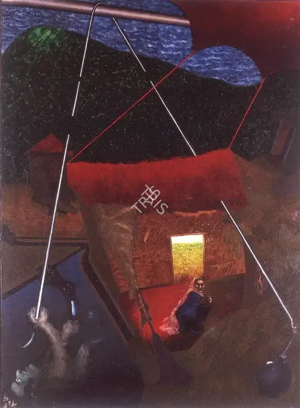 Sundaram, Vivan (Artist). Untitled, n.d. | Painting, Ch.Lon/05.10.99, 1999 · Christie's
