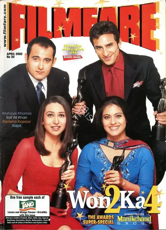 Khalid Mohamed (Editor), Filmfare, 2002, Magazine