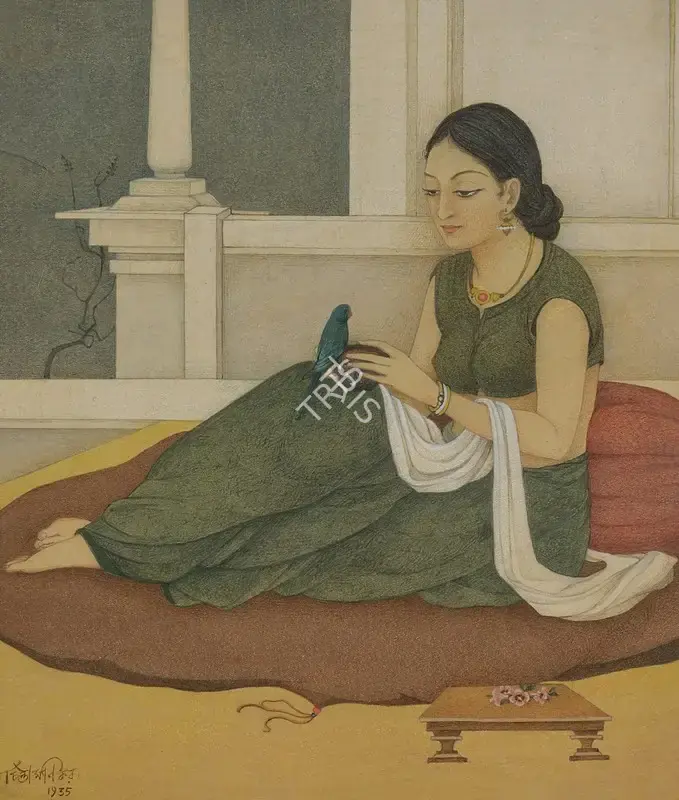 Chintamoni Kar (Artist), Untitled, 1935, Painting