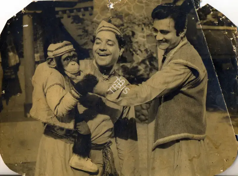 P. Ellappa (Cinematographer), Insaniyat, 1955, Photographic Still