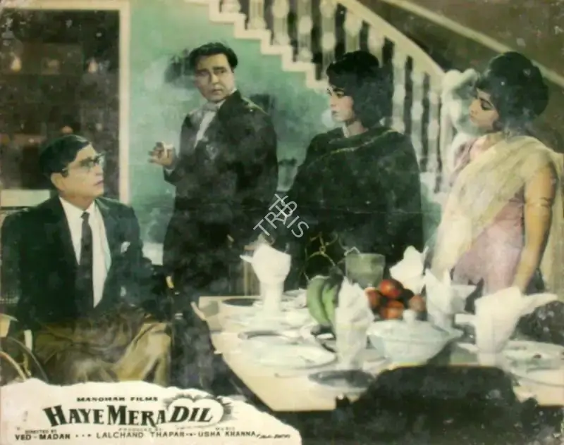 Lalchand Thaper (Producer), Haye Mera Dil, 1968, Lobby Card