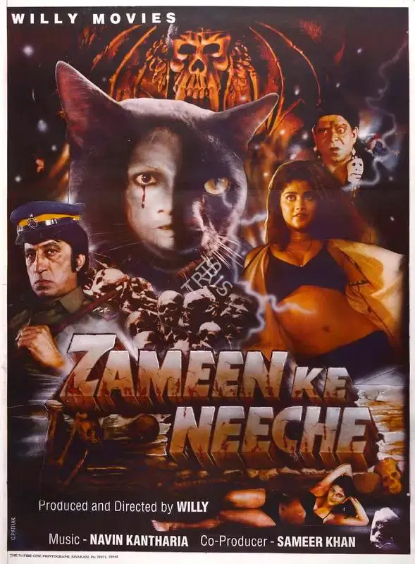 Willy (Producer), Zameen Ke Neeche, 1999, Full Sheet Poster