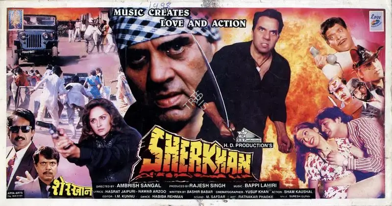 Rajesh Singh (Producer), Sher Khan, 1998, Song-Synopsis Booklet