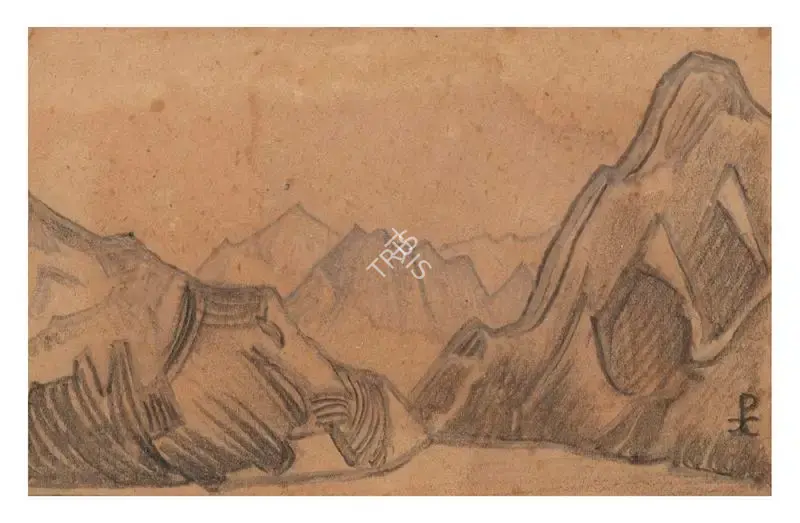 Nicholas Roerich (Artist), Ladak 1940, 1940, Painting