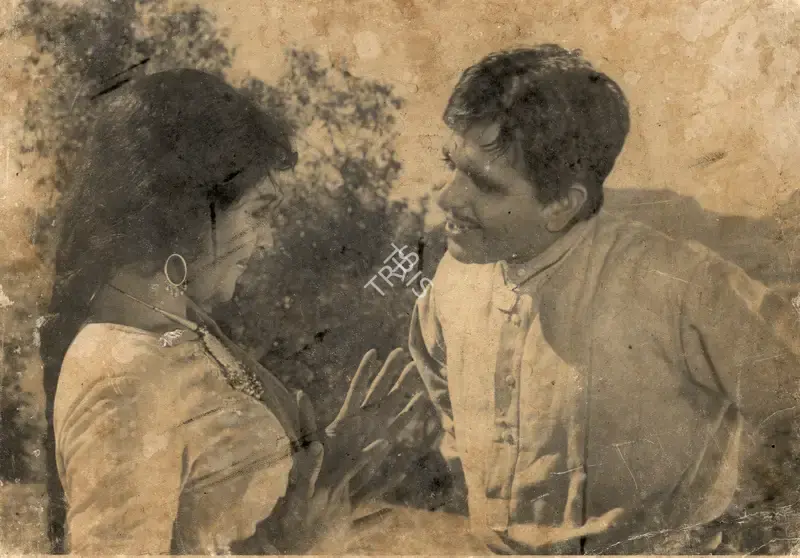 V. Babasaheb (Cinematographer), Gunga Jamuna, 1961, Photographic Still