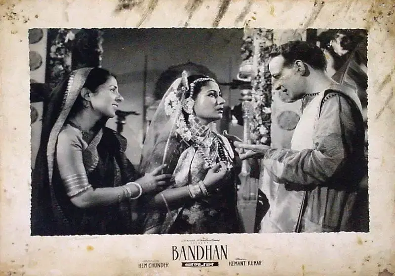 Sudhin Majumdar (Cinematographer), Bandhan, 1956, Lobby Card