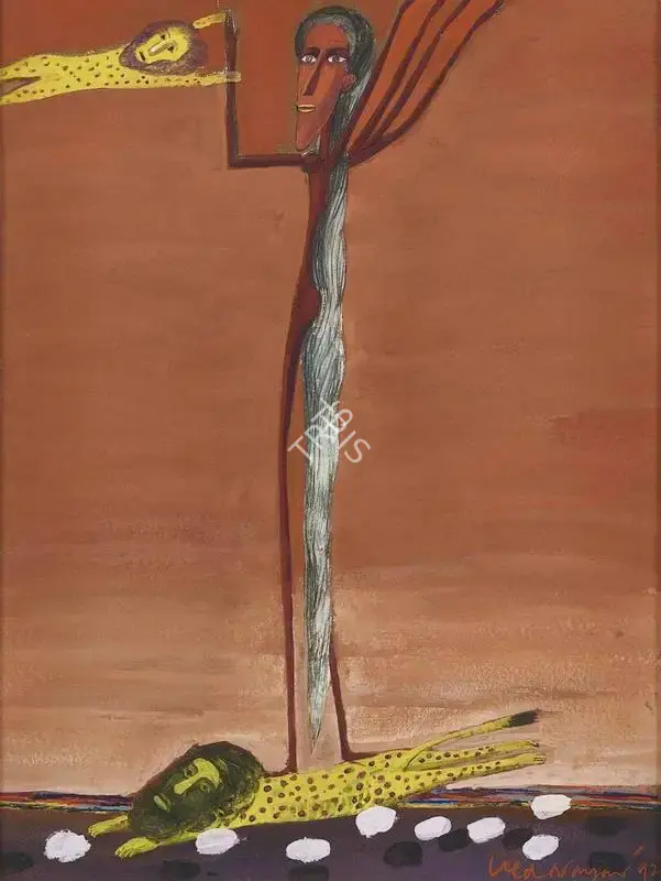 Ved Nayar (Artist), Untitled, 1992, Painting
